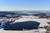 Luftaufnahme Kanton Schwyz/Sihlsee/Sihlsee im Winter - Foto Sihlsee 9326