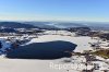 Luftaufnahme Kanton Schwyz/Sihlsee/Sihlsee im Winter - Foto Sihlsee 9327