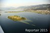 Luftaufnahme Kanton Zuerich/Zuerichsee/Abendstimmung - Foto Ufenau 3352