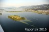 Luftaufnahme Kanton Zuerich/Zuerichsee/Abendstimmung - Foto Ufenau 3353