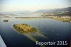 Luftaufnahme Kanton Zuerich/Zuerichsee/Abendstimmung - Foto Ufenau 3356