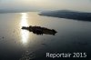 Luftaufnahme Kanton Zuerich/Zuerichsee/Abendstimmung - Foto Ufenau 3358