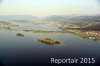 Luftaufnahme Kanton Zuerich/Zuerichsee/Abendstimmung - Foto Ufenau 3387