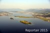 Luftaufnahme Kanton Zuerich/Zuerichsee/Abendstimmung - Foto Ufenau 3389