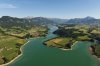 Luftaufnahme STAUSEEN/Lac de la Gruyere - Foto Lac-Gruyere 2980