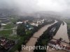 Luftaufnahme HOCHWASSER/Aarau - Foto Aarau Aug 2007 3157