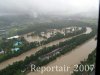 Luftaufnahme HOCHWASSER/Aarau - Foto Aarau Aug 2007 3158