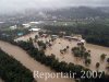 Luftaufnahme HOCHWASSER/Aarau - Foto Aarau Aug 2007 3163