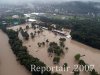 Luftaufnahme HOCHWASSER/Aarau - Foto Aarau Aug 2007 3164