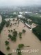 Luftaufnahme HOCHWASSER/Aarau - Foto Aarau Aug 2007 3167