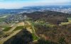 Luftaufnahme ATOMKRAFT/Uhwiesen Nagra-Sondierbohrungen - Foto Nagra Uhwiesen