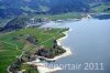 Luftaufnahme Kanton Schwyz/Sihlsee/Sihlsee Tiefstand - Foto Sihlsee 1173