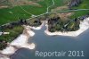 Luftaufnahme Kanton Schwyz/Sihlsee/Sihlsee Tiefstand - Foto Sihlsee 1195