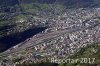 Luftaufnahme EISENBAHN/Brig Bahnhof - Foto Brig 4114