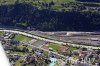 Luftaufnahme EISENBAHN/Brig Bahnhof - Foto Brig 4120