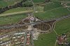 Luftaufnahme AUTOBAHNEN/A2 Anschluss Sempach LU - Foto Autobahn-Ausfahrt Sempach 2985 DxO