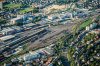 Luftaufnahme EISENBAHN/Biel Bahnhof - Foto Bearbeitet Gueterbahnhof Biel 5827