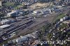 Luftaufnahme EISENBAHN/Biel Bahnhof - Foto Biel Bahnhof 5827