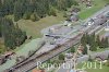 Luftaufnahme HOCHWASSER/Kandersteg Bahnhof - Foto Kandersteg Bahnhof Okt 8119