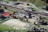 Luftaufnahme HOCHWASSER/Kandersteg Bahnhof - Foto Kandersteg Bahnhof Okt 8128