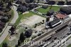 Luftaufnahme HOCHWASSER/Kandersteg Bahnhof - Foto Kandersteg Bahnhof Okt 8134