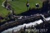 Luftaufnahme EISENBAHN/Rheinschlucht Bahnlinie GR - Foto Rheinschlucht 7348