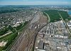 Luftaufnahme EISENBAHN/Rangierbahnhof Muttenz BL - Foto Bearbeitet Rangierbahnhof Muttenz 3852