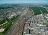 Luftaufnahme EISENBAHN/Rangierbahnhof Muttenz BL - Foto Rangierbahnhof 3852