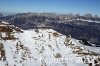 Luftaufnahme SCHNEEMANGEL/Flumserberg - Foto Flumserberg 9063