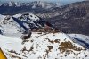 Luftaufnahme SCHNEEMANGEL/Flumserberg - Foto Flumserberg 9066