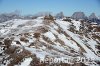 Luftaufnahme SCHNEEMANGEL/Flumserberg - Foto Flumserberg 9069