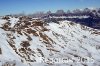 Luftaufnahme SCHNEEMANGEL/Flumserberg - Foto Flumserberg 9071