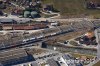 Luftaufnahme EISENBAHN/Huckepack Zug vor Frutigen - Foto Huckepackzug bei Frutigen 3195