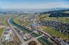 Luftaufnahme Kanton Luzern/Honau/Reuss bei Honau - Foto Reuss Honau 1334