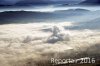 Luftaufnahme UMWELTBELASTUNG/Nebel und Rauch ueber Perlen - Foto Papierfabrik Perlen 2386