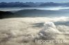 Luftaufnahme UMWELTBELASTUNG/Nebel und Rauch ueber Perlen - Foto Papierfabrik Perlen 2402