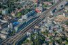 Luftaufnahme EISENBAHN/Aarau Bahnhof - Foto Bahnhof Aarau 5788