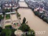 Luftaufnahme HOCHWASSER/Olten - Foto Olten im Aug 2007 3092