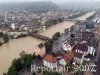 Luftaufnahme HOCHWASSER/Olten - Foto Olten im Aug 2007 3095