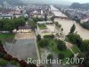 Luftaufnahme HOCHWASSER/Olten - Foto Olten im Aug 2007 3105