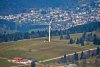 Luftaufnahme Kanton Bern/Mont Crosin - Foto Windrad 9260