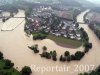 Luftaufnahme HOCHWASSER/Windisch - Foto Bei Windisch Aug 2007 3198