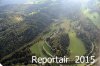 Luftaufnahme Kanton Jura/Bahnkurve bei Glovelier - Foto Glovelier 6661