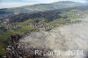 Luftaufnahme STIMMUNGEN/Meggen im Nebel - Foto Meggen 0772