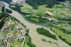 Luftaufnahme Kanton Aargau/Aare Reuss - Foto Bearbeitet Limmatmuendung 2617