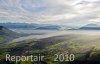 Luftaufnahme STIMMUNGEN/Region Kuessnacht Alpenkette - Foto Kuessnacht Alpen DunstUdligenswil 4080