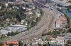 Luftaufnahme EISENBAHN/Thun Bahnhof - Foto Thun Bahnhof 6400