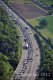 Luftaufnahme AUTOBAHNEN/A1 Stau bei Winterthur - Foto Autobahn Stau 2214