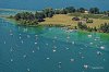 Luftaufnahme SCHIFFFAHRT/Schiffe  bei der Ufenau - Foto Boote Ufenau 3405 DxO