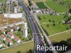 Luftaufnahme AUTOBAHNEN/A2 bei Kriens - Foto Autobahn A2P6292430